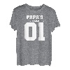 Papa Tochter Partnerlook Kinder Vater Vatertag Geschenk T-Shirt