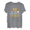 50 ist wie 25 nur doppelt so gut 50 Jahre alt 1972 T-Shirt