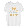 50 ist wie 25 nur doppelt so gut 50 Jahre alt 1972 T-Shirt