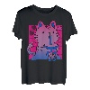 Bi Pride Cat LGBT Bisexuelle Flagge Niedliche Kawaii Katzen T-Shirt T-Shirt