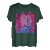 Bi Pride Cat LGBT Bisexuelle Flagge Niedliche Kawaii Katzen T-Shirt T-Shirt