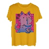 Bi Pride Cat LGBT Bisexuelle Flagge Niedliche Kawaii Katzen T-Shirt T-Shirt