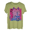Bi Pride Cat LGBT Bisexuelle Flagge Niedliche Kawaii Katzen T-Shirt T-Shirt