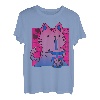 Bi Pride Cat LGBT Bisexuelle Flagge Niedliche Kawaii Katzen T-Shirt T-Shirt