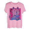 Bi Pride Cat LGBT Bisexuelle Flagge Niedliche Kawaii Katzen T-Shirt T-Shirt