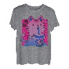 Bi Pride Cat LGBT Bisexuelle Flagge Niedliche Kawaii Katzen T-Shirt T-Shirt