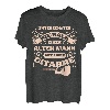 Herren Unterschätze niemals einen alten Mann mit einer Gitarre T-Shirt