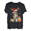 Aussie Australian Shepherd Rentier Weihnachten Christmas T-Shirt