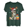 Aussie Australian Shepherd Rentier Weihnachten Christmas T-Shirt