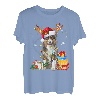 Aussie Australian Shepherd Rentier Weihnachten Christmas T-Shirt