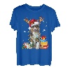 Aussie Australian Shepherd Rentier Weihnachten Christmas T-Shirt