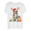 Aussie Australian Shepherd Rentier Weihnachten Christmas T-Shirt