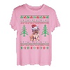 Retro Lustiger Mops Weihnachten T-Shirt