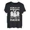 Früher war ich normal jetzt habe ich Hasen süße Geschenkidee T-Shirt