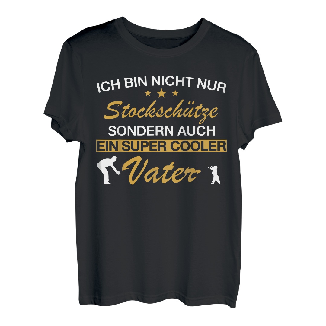 Stockschießen Eisstockschießen Stockschütze Spruch Geschenk T-Shirt