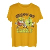 Retro St. Patrick's Day Happy Go Lucky Pot Of Gold Clover T-Shirt