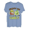Retro St. Patrick's Day Happy Go Lucky Pot Of Gold Clover T-Shirt