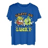 Retro St. Patrick's Day Happy Go Lucky Pot Of Gold Clover T-Shirt