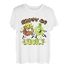 Retro St. Patrick's Day Happy Go Lucky Pot Of Gold Clover T-Shirt