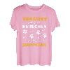 Herren Vorsicht vor dem Herrchen der Hund Ist Harmlos Hunde Sprüche T-Shirt