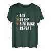 Essen Sie Schlaf Sim Race Wiederholen Sim Racer T-Shirt