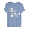 Essen Sie Schlaf Sim Race Wiederholen Sim Racer T-Shirt