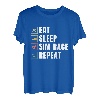 Essen Sie Schlaf Sim Race Wiederholen Sim Racer T-Shirt