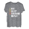 Essen Sie Schlaf Sim Race Wiederholen Sim Racer T-Shirt