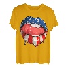 USA Flag Damenlippen 4. Juli American - Independence Day T T-Shirt