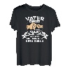 Papa Vater Tochter vielleicht nicht immer einer Meinung T-Shirt