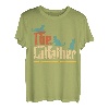 Retro The Catfather Funny Cat Lovers Cat Dad Vatertag T-Shirt