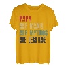 Herren Papa Mythos Legende Vater Geburtstag Vatertag Fun Geschenk T-Shirt