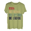 Herren Papa Mythos Legende Vater Geburtstag Vatertag Fun Geschenk T-Shirt