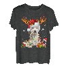 Westie Rentier Weihnachten Hunde West Highland Terrier T-Shirt
