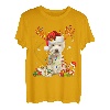 Westie Rentier Weihnachten Hunde West Highland Terrier T-Shirt