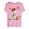 Westie Rentier Weihnachten Hunde West Highland Terrier T-Shirt