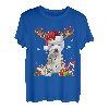 Westie Rentier Weihnachten Hunde West Highland Terrier T-Shirt