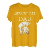 Herren Spartan Dad Spartaner Vater Gladiatoren Helm Spartacus Papa T-Shirt