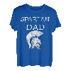 Herren Spartan Dad Spartaner Vater Gladiatoren Helm Spartacus Papa T-Shirt