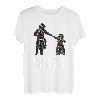 Wie der Vater so der Sohn Papa Motocross Motorrad Dirt Bike T-Shirt