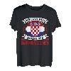 Herren Kroatien Kroatischer Papa Kroate Flagge T-Shirt