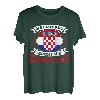 Herren Kroatien Kroatischer Papa Kroate Flagge T-Shirt