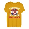 Herren Kroatien Kroatischer Papa Kroate Flagge T-Shirt