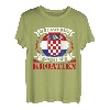 Herren Kroatien Kroatischer Papa Kroate Flagge T-Shirt