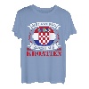 Herren Kroatien Kroatischer Papa Kroate Flagge T-Shirt