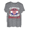 Herren Kroatien Kroatischer Papa Kroate Flagge T-Shirt