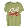 Stay Hungry T-Shirt Fitness Motivation Training Gym Sport