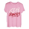 Stay Hungry T-Shirt Fitness Motivation Training Gym Sport