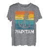 Herren Papitän Mit Vintage und Retro Anker T-Shirt