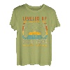 Leveled Up To Dad Of Twins Est 2021 Vatertag. T-Shirt